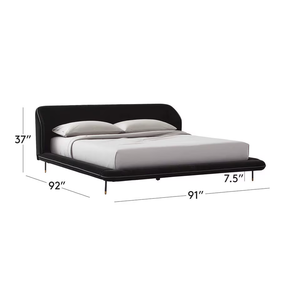 Lits en <span class=keywords><strong>tissu</strong></span> 180x200 de haute qualité avec un design moderne sans lavage-Mobilier de <span class=keywords><strong>lit</strong></span> de villa rembourré - Product Image 6