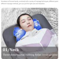 Nouveau produit : Matelas de massage électrique pour le dos avec 4 programmes d'étirement et 3 intensités réglables pour un massage corporel complet