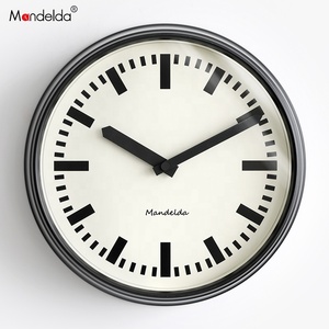 Mandelda-Reloj de pared con cubierta de cristal, diseño Original, creativo, para decoración del hogar, antiguo, a la moda - Product Image 3