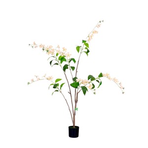 Árbol de Jazmín Artificial Dream Castle, Bonsái de 100cm-200cm, Decoración de Interiores, Planta en Maceta con Flores de Seda y Plástico - Product Image 5