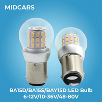 Ampoule LED de navigation marine BA15D 10-30V robuste pour signalisation de sécurité sur pont de voilier et de navire 50000H