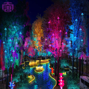 Luces Decorativas LED Impermeables IP65 para Árboles, Ideales para Parques, Jardines y Festivales al Aire Libre - Product Image 5