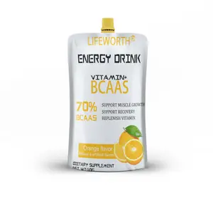 Lifeworth 오렌지 스포츠 보충제 b12 비타민 에너지 음료
