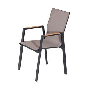 modernes et confortables de cour de patio meubles chaises de salle à manger en <span class=keywords><strong>aluminium</strong></span> de forch de jardin extérieur en vente - Product Image 2