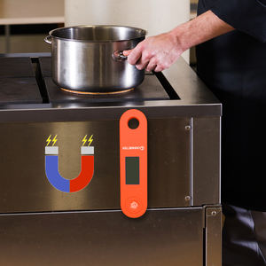 Lonnmeter Hintergrundbeleuchtetes Digitales LCD-Display BBQ Küchen-Kochthermometer für Fleisch und Lebensmittel mit 180 Grad Drehbarer Sonde, Metall, IP68 Wasserdicht - Product Image 2