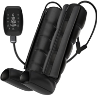 Système de pressothérapie professionnel à 6 chambres, bottes de compression d'air 260 mmHg, écran tactile LCD, appareil de drainage lymphatique et de récupération