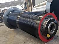 Nouveau tambour de câble en acier au carbone avec roulement à rouleaux pour pont roulant et pont roulant à câble plat