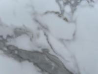Mur de fond de brique en pierre frittée blanche de grande taille blanc droit d'usine 1600*3200*12mm
