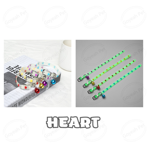 <span class=keywords><strong>Collar</strong></span> luminoso de silicona para gato, <span class=keywords><strong>Collar</strong></span> fluorescente con campana para gato - Product Image 3