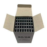 Pneumatic Staple Manufacturer 80 Series Galvanized Wire Office Staples 8006 8010 1012 8016 Stapler Pin