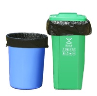 Sacs en plastique surdimensionnés jetables HDPE à poche plate robuste pour propriété d'hôtel commercial