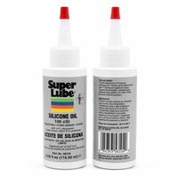 Super Lube 56104 Huile de silicone 100 cSt Polydimethylsiloxane Fluide de qualité alimentaire Lubrifiant diélectrique pour caoutchouc et plastique
