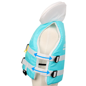 Arahan <b>Kids</b> Life Jacket With Headrest Support Adjustable Straps For Swimming Water Sports 38N 49N Buoyancy Vest - Product Image 4