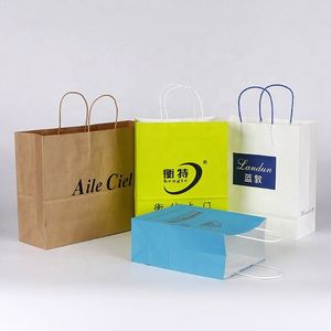 Manufacturer Low Cost Christmas <b>Cheap</b> Brown Kraft <b>Paper</b> <b>Bag</b> for Clothing/Gift/Food/Packaging Print Your logo - Product Image 5