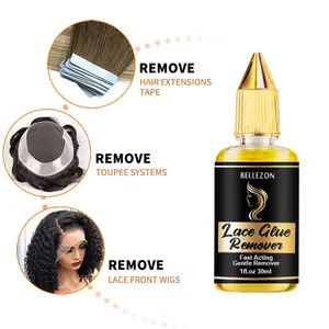 Bellezon Lace Glue Remover Custom Label No Residue Lace Front Wig Remover For Hair Extensions