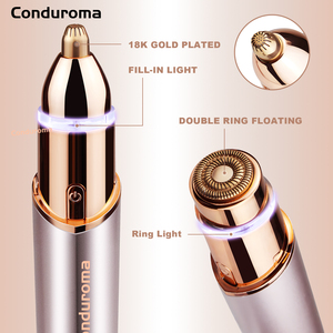 Coduroma-Épilateur à sourcils électrique indolore pour <span class=keywords><strong>femme</strong></span> avec lumière LED pour épilation instantanée et indolore - Product Image 5