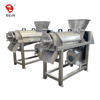 Dzjx Zware Industriële Motor Juicer Machine 200 Kg/u Output 380V 2.2kw Voor Fruit/Groente Verwerkende Bedrijven