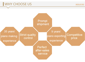 Bàn phím đàn piano màu trắng bóng loáng c168w cho Giá bán - Product Image 3