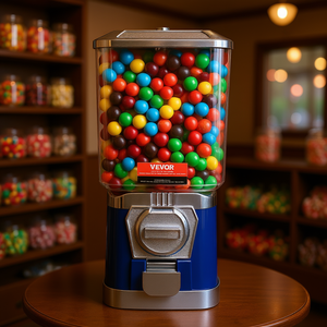 Dispensador de dulces Vevor 17 en 1, diseño vintage azul, máquina expendedora para uso comercial - Product Image 2