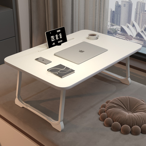 Wan Yusen Folding <b>Desk</b> Bedside Table Computer <b>Desk</b> <b>Small</b> Study Table For Bedroom Dormitory Upper Bunk - Product Image 2