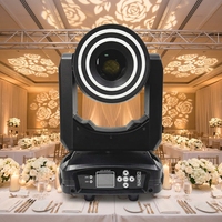 Professionelles 150W LED Bühnen-Moving-Head-Licht mit 7+7 Gobo-Rädern, Doppelprismen, 7 Farbrädern, Doppel-Hilfsöffnungen, DMX512