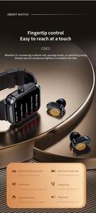 Moda 2 en 1 Relojes de acero Reloj de pulsera de lujo Calendario Reloj Hombres Reloj informal de negocios - Product Image 6