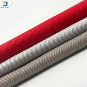 JINDA TEXTILES Factory supply 65% Polyester 35% coton TC tissu teint tissu sergé vêtements de travail