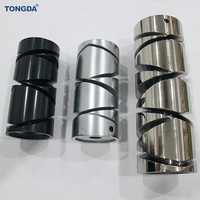 TONGDA TD-B Tambour rainuré en alliage super-plastique de 176 mm, Ra<0.4m, finition lisse, vitesse linéaire de 1200 m/min, pour machines textiles de filature