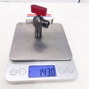 Robinet d'angle en acier inoxydable 15 mm à haut débit pour salle de bain et cuisine - Product Image 1