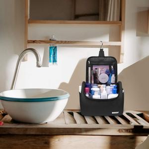 Gelory – Trousse de <span class=keywords><strong>Toilette</strong></span> Portable Suspendable pour Voyage, Sac de Rangement Cosmétique, Vente en Gros à Prix Abordable - Product Image 4