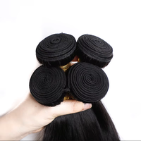 Lots de Mèches Lisses en Gros Brésiliennes 8A Bon Marché, Extensions de Cheveux 100% Humains Remy Naturels Lisses Non Traités de Bonne Qualité, 100 Grammes