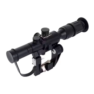 Lunette de visée tactique TYPHON SVD 4x26 à profil haut, longue portée, avec réticule de télémétrie en verre éclairé rouge, en alliage d'aluminium - Product Image 2