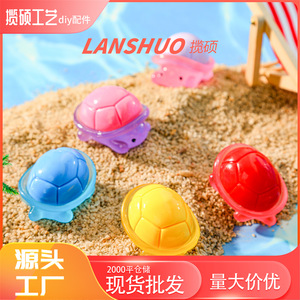 3D Cartoon Turtle Resin Ornament Miniature Animal Shape Home Decoration Plastic Resin Craft Spring 2026 Yiwu Origin - Product Image 4