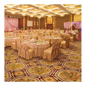 Broadloom Khách Sạn Khách Sạn Carpet Tiệc Hall Sảnh Sang Trọng PP Red Wilton Khách Sạn Carpet - Product Image 4