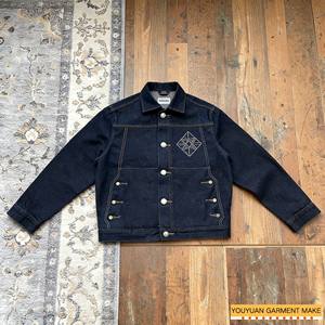 <span class=keywords><strong>Giacca</strong></span> in Denim Grezzo Originale American Aircraft Buckle Tooling, <span class=keywords><strong>Giacca</strong></span> Invernale Spessa in Cotone, <span class=keywords><strong>Giacca</strong></span> in Denim Corta da <span class=keywords><strong>Uomo</strong></span> - Product Image 1