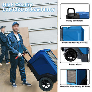 Üst satış taşınabilir 240 pints LGR su hasarı restorasyonu ticari nem giderici - Product Image 3