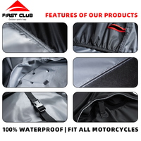 Housse de moto universelle en tissu Oxford triple couche, imperméable, respirante, toutes saisons, protection UV 30+, pour moto