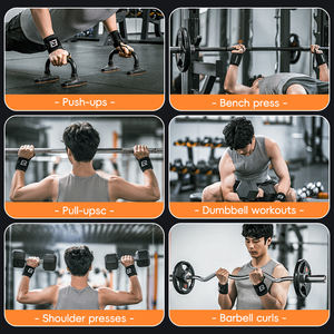 Muñequeras <span class=keywords><strong>de</strong></span> Levantamiento <span class=keywords><strong>de</strong></span> Pesas ROCKBROS, Muñequeras Deportivas <span class=keywords><strong>de</strong></span> Primera Calidad, Correas con Logotipo Personalizado, Muñequeras <span class=keywords><strong>de</strong></span> Crossfit para Hombre - Product Image 6