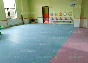 Suojianer — revêtement de sol en PVC sans odeur pour enfants, sol scolaire de maternelle en pvc rose - Product Image 5