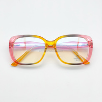 Montures optiques ultra-légères colorées en gros de Taizhou en stock pour femmes – Montures de lunettes carrées très vendues pour femmes