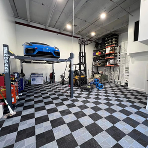 Interlocking Garage Floor Tiles PP Material <b>Plastic</b> <b>Flooring</b> for Car Wash for Interlocking <b>Flooring</b> and Tiles - Product Image 2