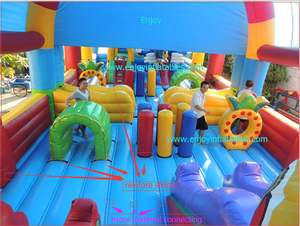 Barco pequeño <span class=keywords><strong>de</strong></span> alta calidad, carrera <span class=keywords><strong>de</strong></span> obstáculos inflable, castillo hinchable <span class=keywords><strong>de</strong></span> salto con tobogán para niños para divertirse - Product Image 3