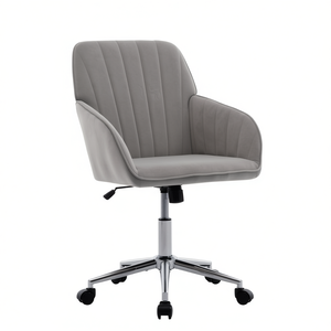 Silla de Oficina Ergonómica TY, Silla Ejecutiva Contemporánea Giratoria y Ajustable de Cuero PU para Uso en el Hogar y la Oficina - Product Image 1
