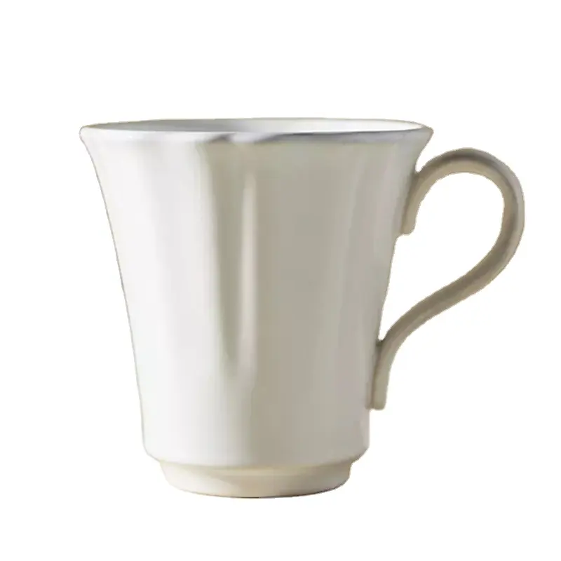 china high grade royal bone china plain white mugs wholesale with saucer