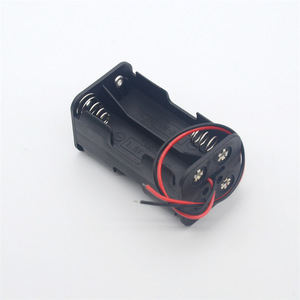<b>Battery</b> Case 4X AA <b>6V</b> With Cable Dual Layer Back To Back For Electronics - Product Image 3