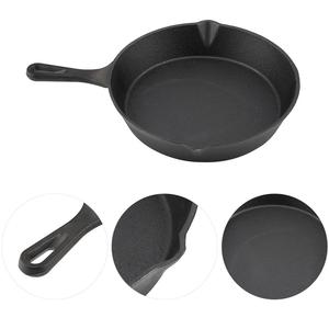 Bright Houseware Best Black Cast Iron American Style Sartén presazonada Venta caliente Juego de utensilios de cocina con cubierta de olla - Product Image 3