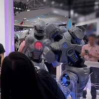 Producto Popular 2026, Robot de Batalla Interactivo de Tamaño Humano para Parque de Atracciones, Control Remoto, Ataque Giratorio, Robot de Boxeo y Lucha