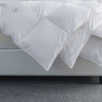 Couette en duvet de canard épaisse en coton 100% blanc, hôtel de luxe 5 étoiles