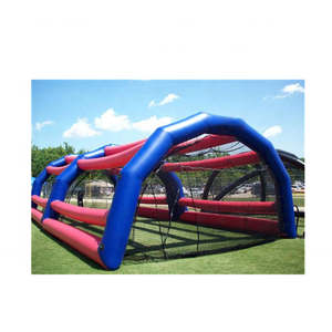 Aire de jeu gonflable d'événements commerciaux et d'expositions, type DroneSoccer, avec tente et obstacles, en PVC, modèle IFUN - Product Image 2