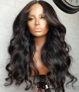Perruque en cheveux humains 5x5 <span class=keywords><strong>avec</strong></span> base en soie, dessus souple, brun chocolat, lisse, sans colle, <span class=keywords><strong>avec</strong></span> baby hair, dentelle HD, cheveux européens pré-épilés - Product Image 5